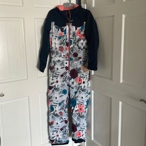 Burton kids one-piece snow suit. One couple of times, excellent condition.
